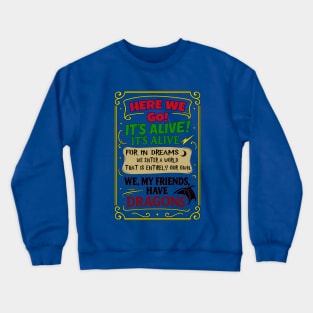 Epic Universe Quotes Collage Tee Crewneck Sweatshirt